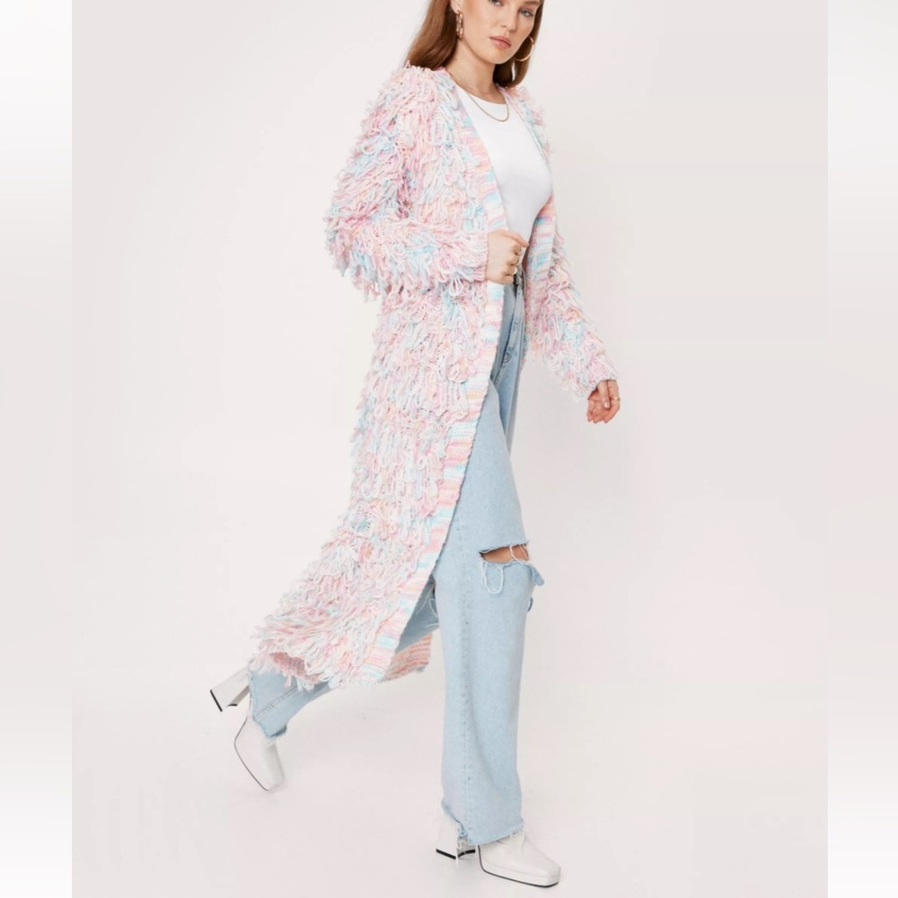 Nastygal multi color pastel duster